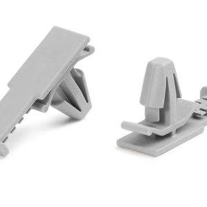 Bundling clip, L=27.5mm, grey, 1000pcs.