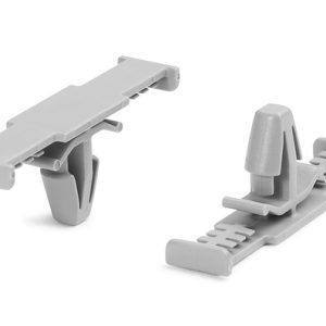 Bundling clip, L=39.0mm, grey, 1000pcs.