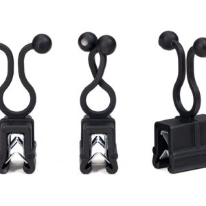 Cable clip for edge, T=1.0 - 3.0mm, Dmin=6.5mm, Dmax=8.5mm