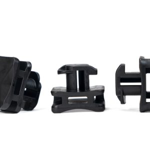 Aluminium frame mount for Bosch Rexroth/SUS, W=10.0mm, T=6.0mm, black, 500pcs.