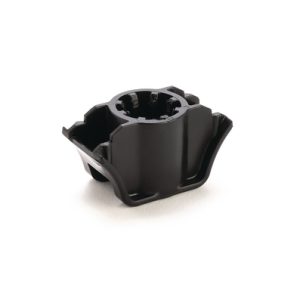 Cable tie mount for stud, Wmax=13.2mm, ?12.7 mm, black, 900pcs.