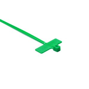 Identification cable tie tamper-evident, 100.0x25.0mm, ⌀4.8-19.0mm, green, 100pcs.