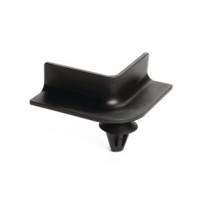Bundling clip for hole (round), L=50.0mm, black, 4000pcs.