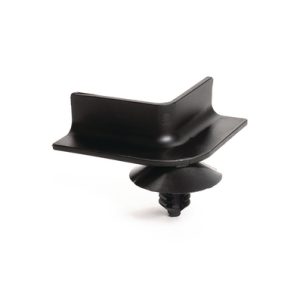 Bundling clip for hole (round), L=50.0mm, black, 4000