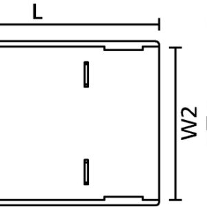 Acessory of wiring duct raceway in ABS