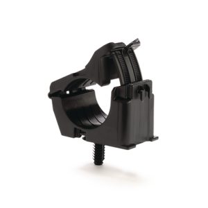 Cable clip, T=0.6 - 9.0mm, ⌀6.5 mm, Dmin=19.30mm, Dmax=36.01mm