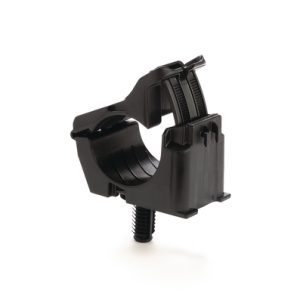 Cable clip, T=0.6 - 12.7mm, ⌀9.0 mm, Dmin=19.30mm, Dmax=36.01mm