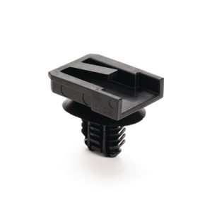 Connector clip for hole (oval), EWCAP-005-23, black, 3500pcs.