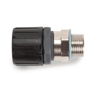 Fitting, nom?21mm, black, 10pcs.