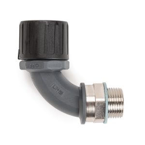 Fitting, nom?21mm, black, 10pcs.