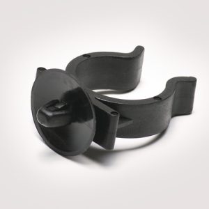 Cable clip, ?6.3 mm, Dmin=22.0mm, Dmax=24.0mm