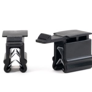 Connector clip for edge, black, 500pcs.