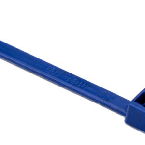 Cable tie inside serrated detectable, 150.0x3.5mm, ?1.5-35.0mm, blue, 100pcs.