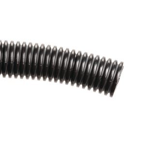 Corrugated tubing, nom?19.05mm, OD=25.12mm, ID=19.28mm, black, 30.48m