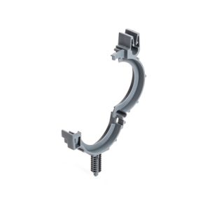 Corrugated tube clip, grey, 720pcs.