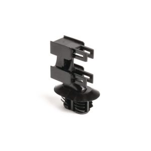 Connector clip for hole (oval), EWCAP-005-7, black, 2500pcs.