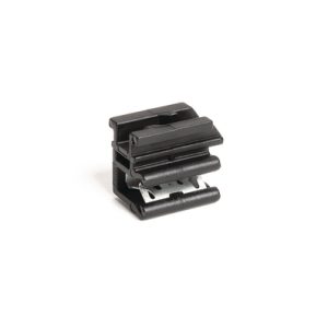 Cable tie mount for edge, T=1.0 - 3.0mm, black, 500pcs.