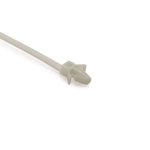 Fixing tie for hole (round), inside serrated, ?3.2-35.0mm, natural, 500pcs.
