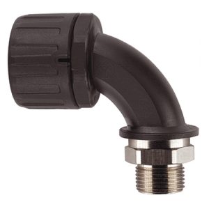 Fitting, nom?21mm, M20, black, 10pcs.