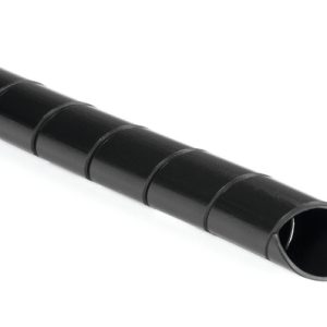 Spiral wrap, nom?9mm, ?10-100mm, -40 ?C to +95 ?C, intermittent +130 ?C, black, 30m