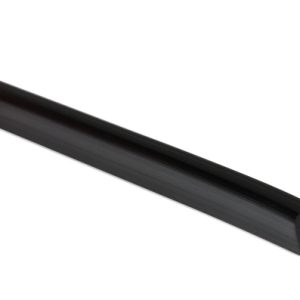 Grommet strip, T=1.0mm, W=5.0mm, W2=1.0mm, H=6.3mm, H2=4.9mm, -65 ?C to +105 ?C, black, 560m