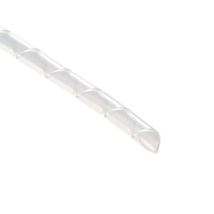 Spiral wrap, nom⌀3.18mm, ⌀1.6-12.7mm, -40 ⌀C to +121 ⌀C, natural, 30.48m