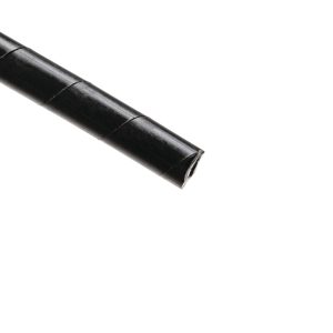 Spiral wrap, nom?3.18mm, ?1.6-12.7mm, -40 ?C to +121 ?C, black, 30.48m