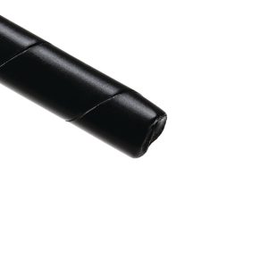 Spiral wrap, nom?9.53mm, ?7.92-76.2mm, -40 ?C to +121 ?C, black, 30.48m