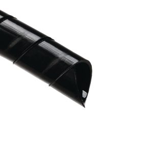 Spiral wrap, nom⌀12.7mm, ⌀9.52-102.0mm, -40 ⌀C to +121 ⌀C, black, 30.48m