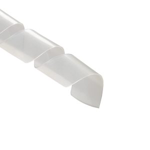 Spiral wrap, nom⌀25.4mm, ⌀25.4-178.0mm, -40 ⌀C to +121 ⌀C, natural, 30.48m