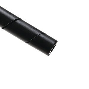 Spiral wrap, nom⌀6.35mm, ⌀4.75-50.8mm, -20 ⌀C to +80 ⌀C, black, 30.48m