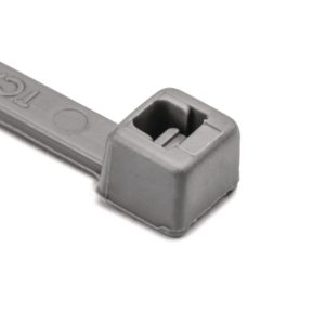 Cable tie inside serrated, 148.0x3.6mm, ⌀1.5-35.0mm, grey, 1000pcs.