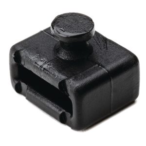 Cable tie mount, black, 1300pcs.