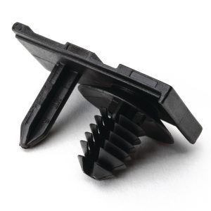 Connector clip, black, 500pcs.