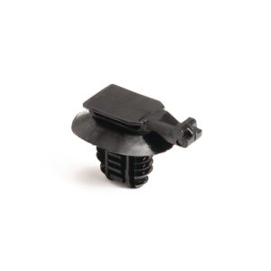 Connector clip for hole (oval), EWCAP-005-11, black, 5000pcs.