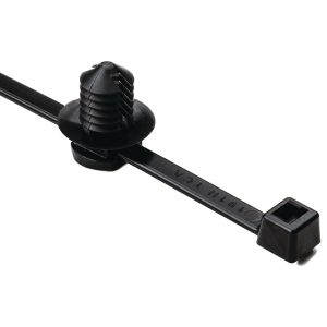 Fixing tie for hole (round), ⌀4.0-105.0mm, black, 1500