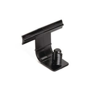 Bundling clip for hole (round), L=40.0mm, SO=18.0mm, black, 2000pcs.