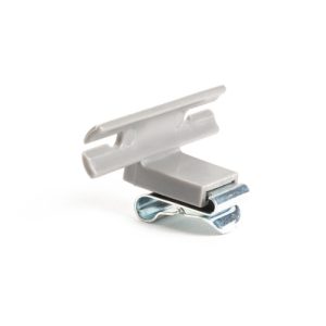 Bundling clip for edge, L=36.22mm, SO=6.6mm, grey, 4000pcs.