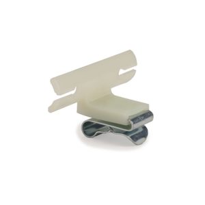 Bundling clip, L=36.25mm, SO=9.2mm, white, 4000pcs.