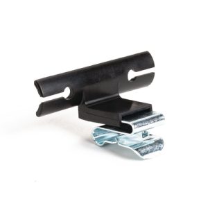 Bundling clip, L=36.2mm, SO=8.1mm, black, 4000pcs.