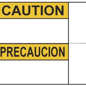Solar label, pre-printed, yellow, 88.9x127.0mm, 250pcs.