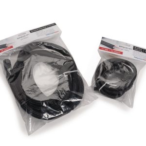 Braided sleeving, nom⌀25.4mm, ⌀2.54-25.4mm, black, 3.05m