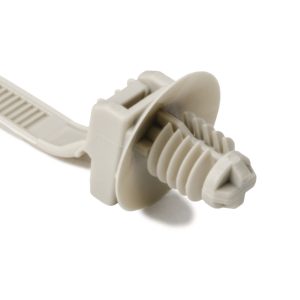 Fixing tie for hole (round), ⌀1.6-30.0mm, grey, 500pcs.