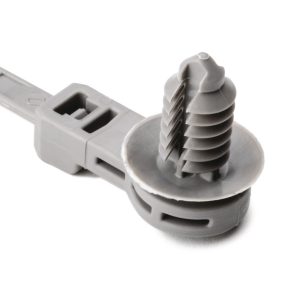 Fixing tie for hole (round), ?1.6-50.0mm, grey, 500pcs.
