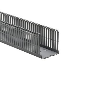 Wiring duct, 63.5x77.9mm, L=1.83m, grey, 9.14m