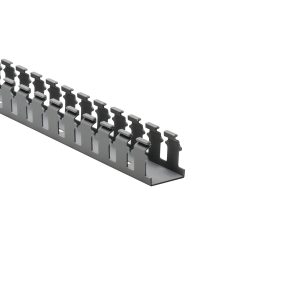 Wiring duct, 38.1x39.9mm, L=1.83m, grey, 36.58m