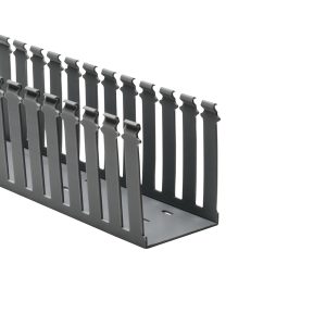 Wiring duct, 76.2x103.4mm, L=1.83m, grey, 18.3m