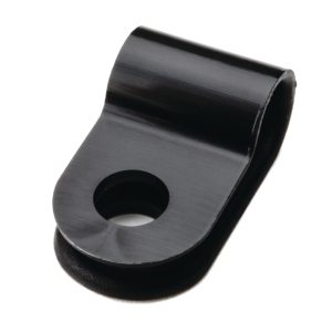 P-clamp closed, Dmax=5.0mm, ?4.2 mm, black, 100pcs.
