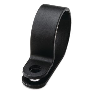 P-clamp closed, Dmax=20.5mm, ⌀4.2 mm, black, 1000pcs.