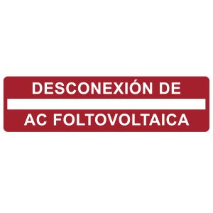 Solar label, pre-printed, red, 25.4x92.25mm, 50pcs.